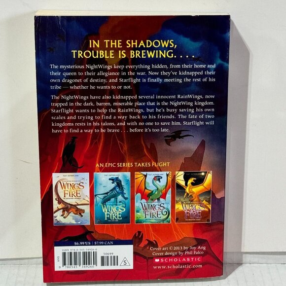 Wings of Fire Book Four: The Dark Secret by Tui Sutherland Paperback Book - Picture 3 of 3